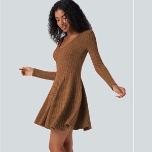 Halara brown dress size S